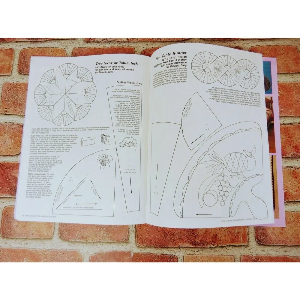 Fans Galore‎ for Modern Quilters Betty Boyink Vtg 1987 Quilting Booklet 1980s